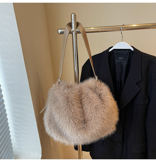 Fashionable plush bag