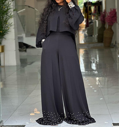Elegant solid color 2pc Set