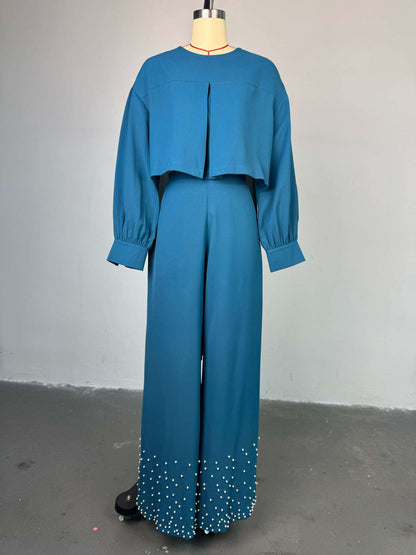 Elegant solid color 2pc Set
