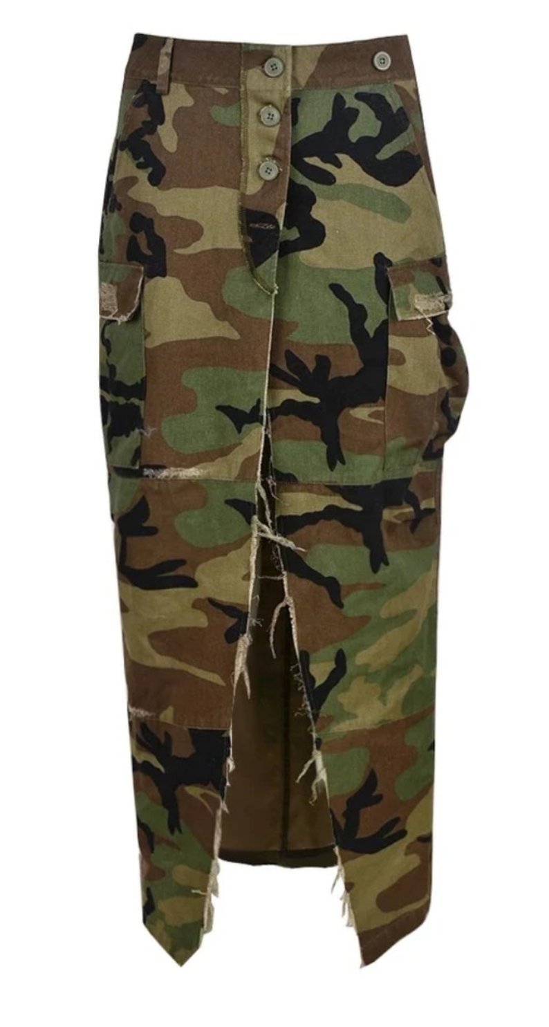 Combat Split Fatigue Skirt