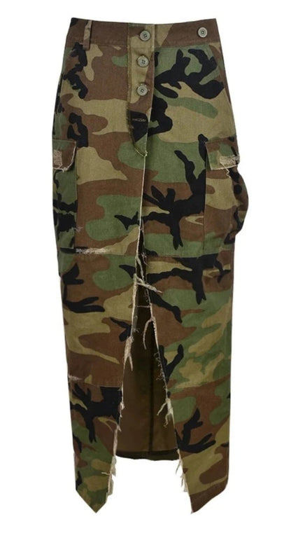 Combat Split Fatigue Skirt
