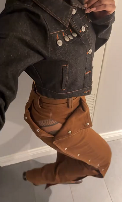 Statement open pants
