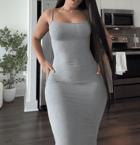 Satin Slip Backless Slim Sexy Maxi Dress