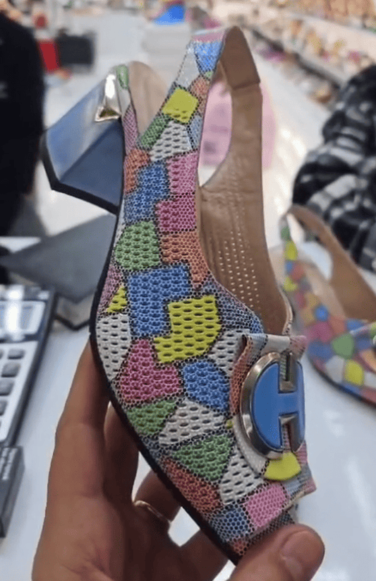 Stylish color block breathable sandals