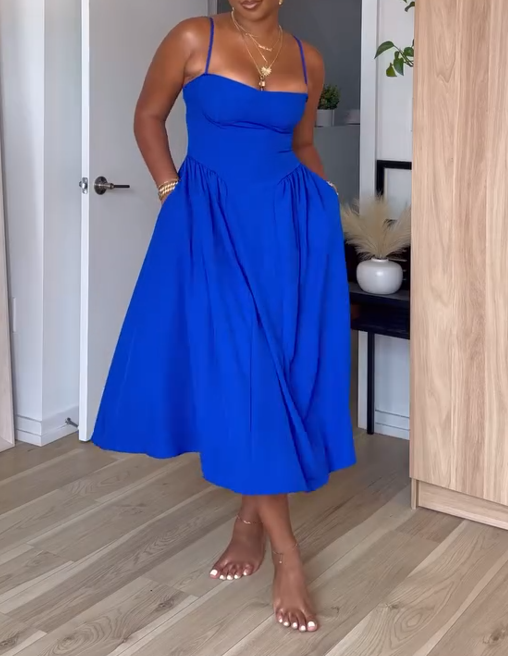 Fit & Flare Midi-Dress