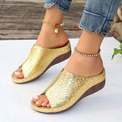 ?Last Day 50% OFF?Women's Snakeskin Sandals