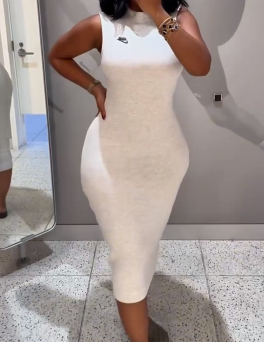 Elegant Sleeveless Bodycon Dress