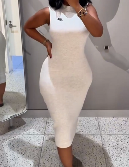 Elegant Sleeveless Bodycon Dress