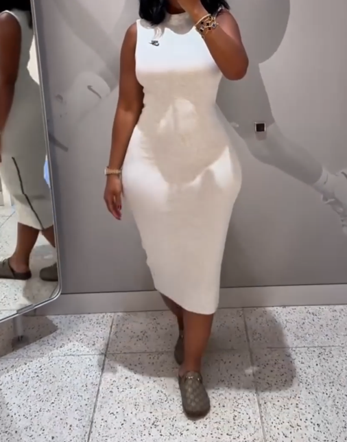 Elegant Sleeveless Bodycon Dress