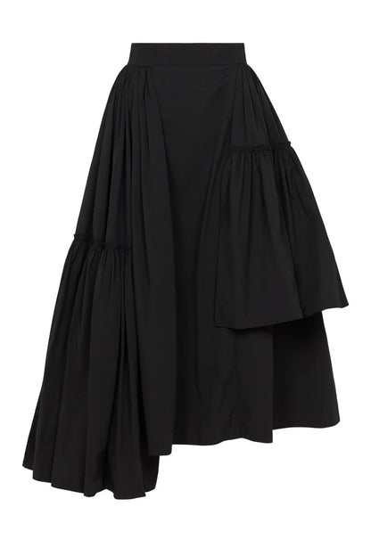 Asymmetric Wind Breaker Skirt