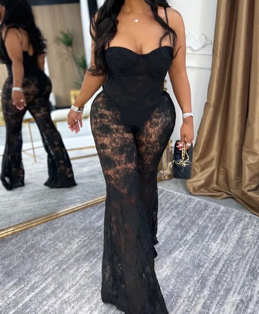 Lace nights jumpsuit