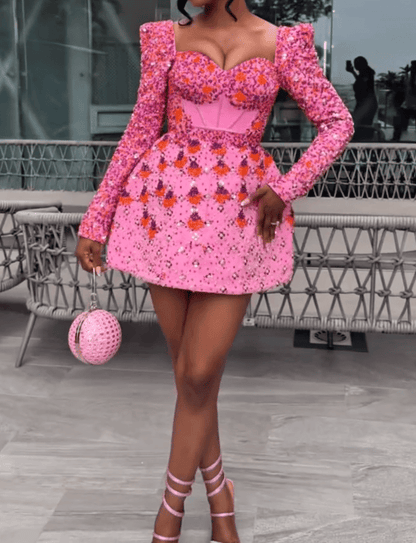 Luxurious diamond princess dress