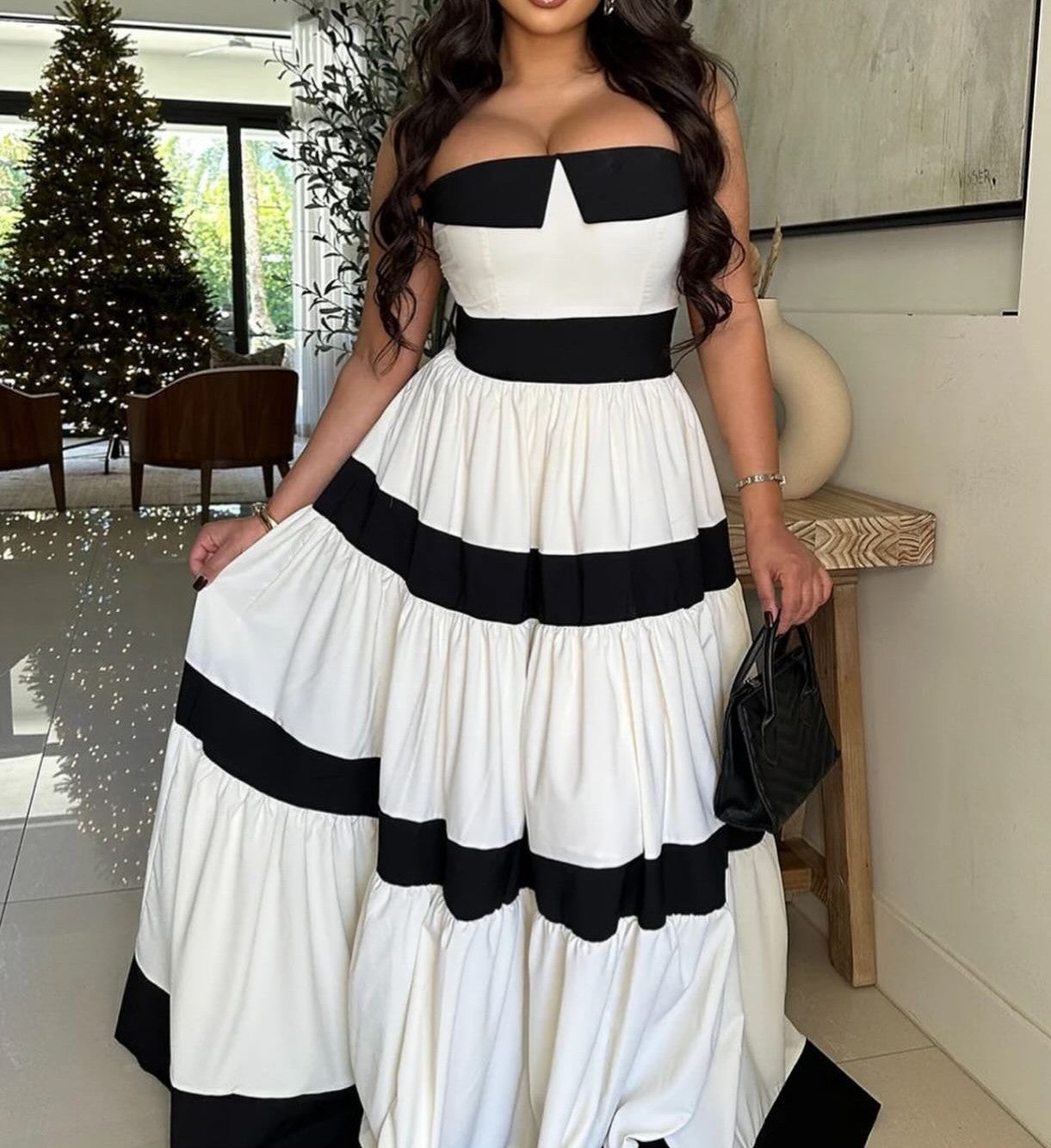 Sandrine pleated bow-embellished maxi dress