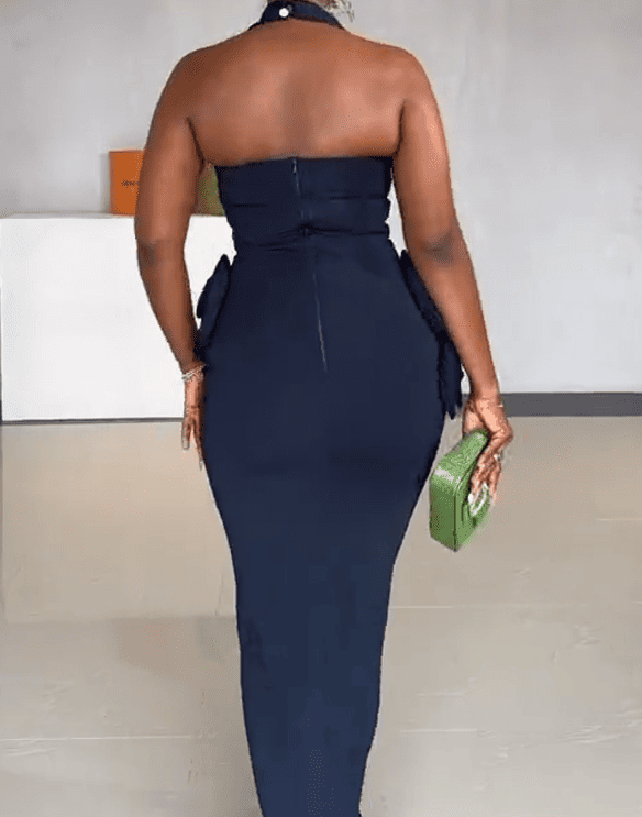 Luxe Halter Neck Dress