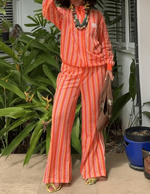 Summer Glow Firebird Sports Suit