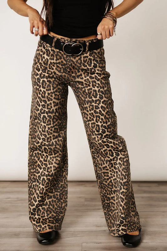 Leopard Wide Leg