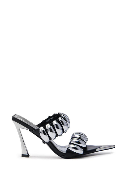 BLACK STILETTO SANDAL