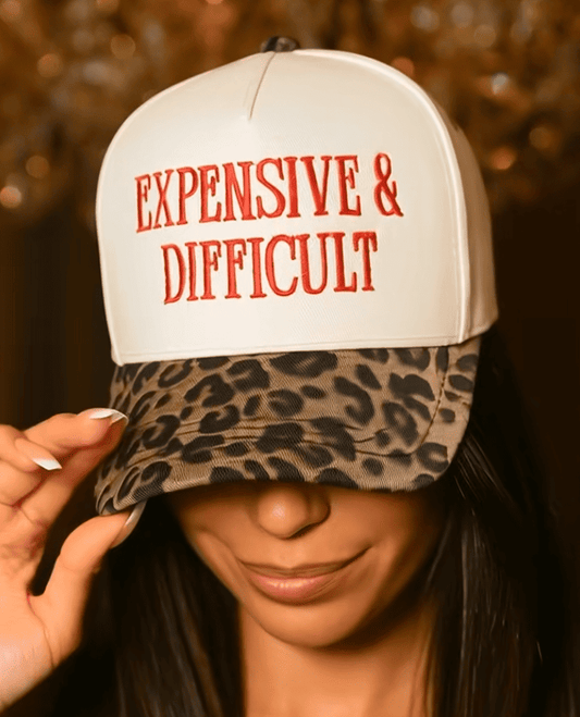 Leopard Embroidered Cap