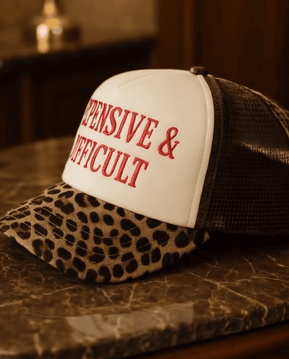 Leopard Embroidered Cap