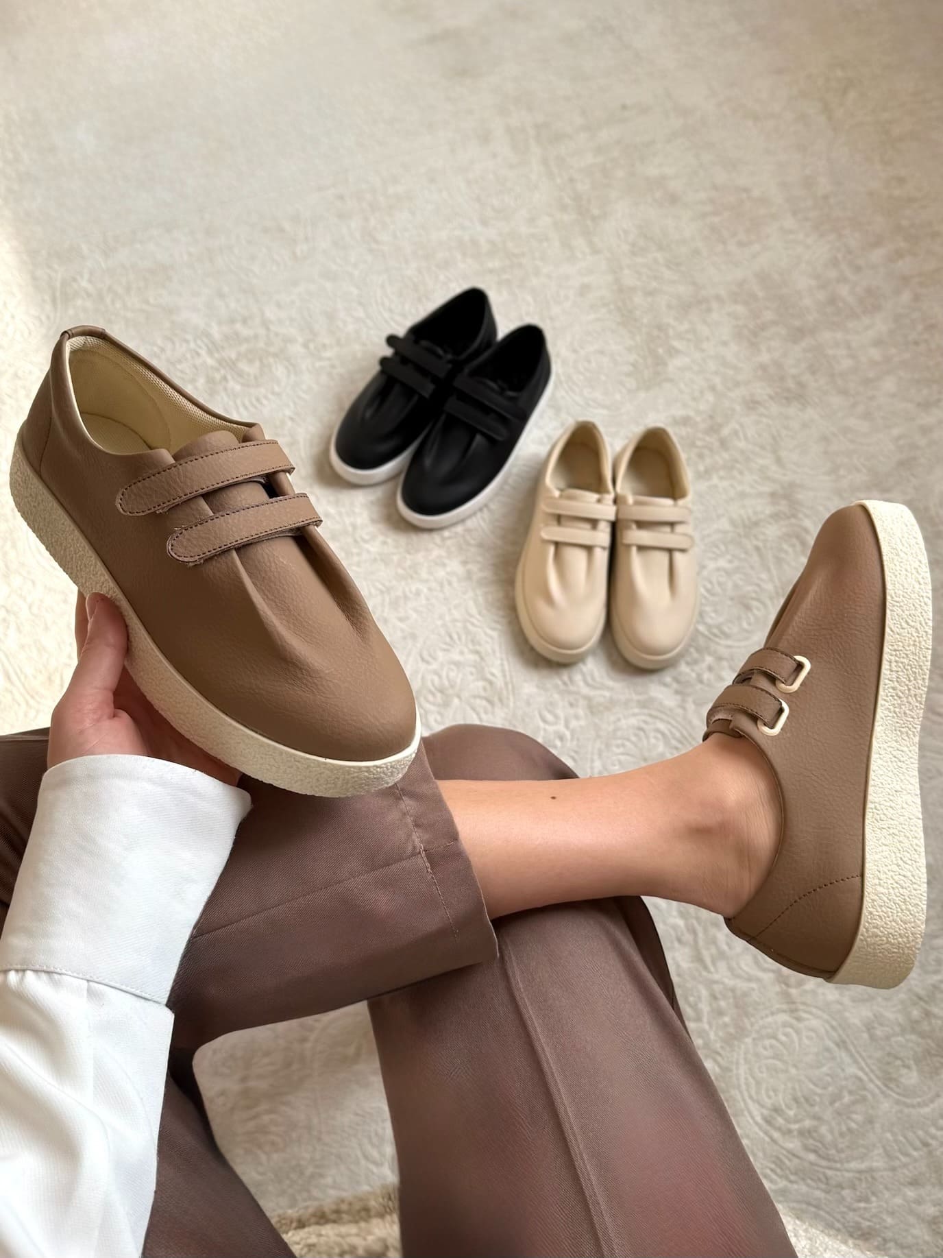 Distinctive Leather Casual Shoes