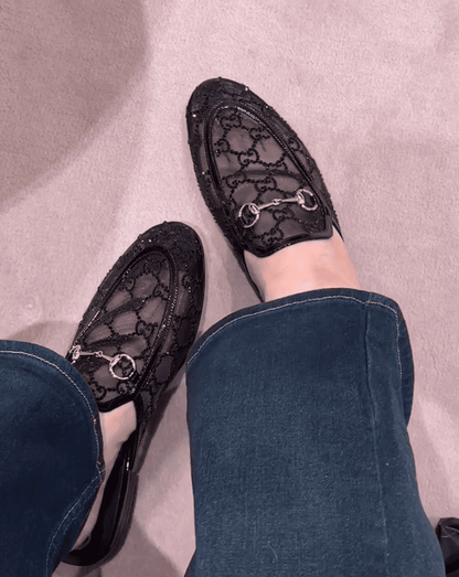 Women's crystal slipper