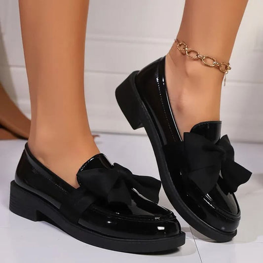Fashionable Bowknot Design Loafers