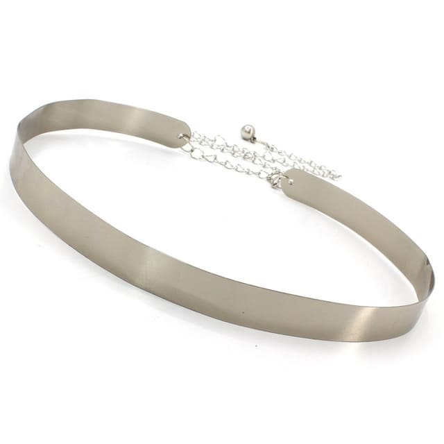 Adjustable Dress Belt Metal Waist Belt