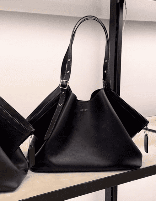 Buckle Detail Oversized Tote