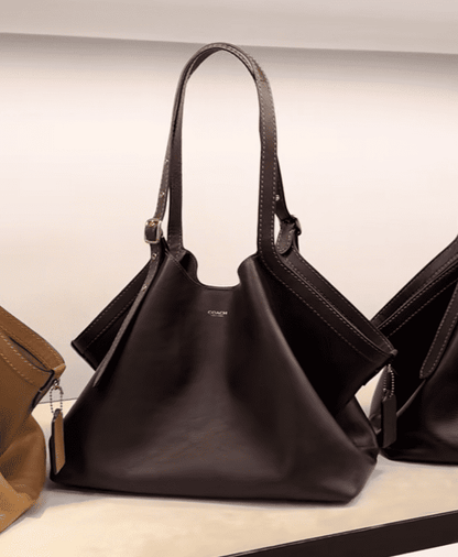 Buckle Detail Oversized Tote