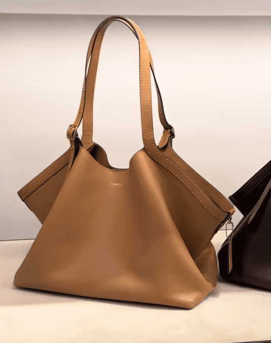 Buckle Detail Oversized Tote