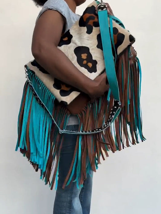 Large Foldover Crossbody Bag