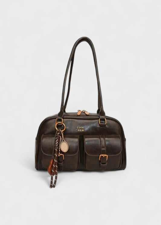 Luxury Vintage Shoulder Bag - with Accessories