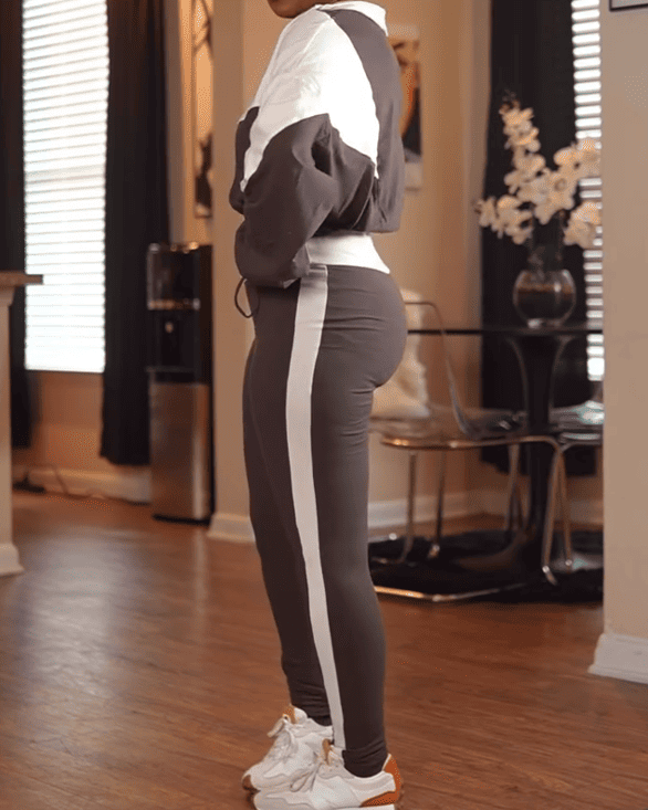 Sporty Chic Two-Piece Sweatsuit Set