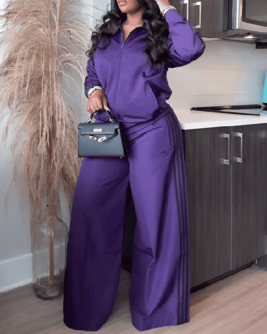 Classic Striped Tracksuit