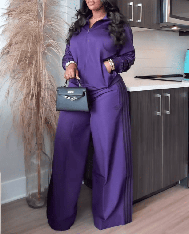 Classic Striped Tracksuit