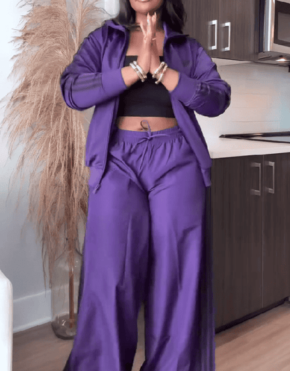 Classic Striped Tracksuit