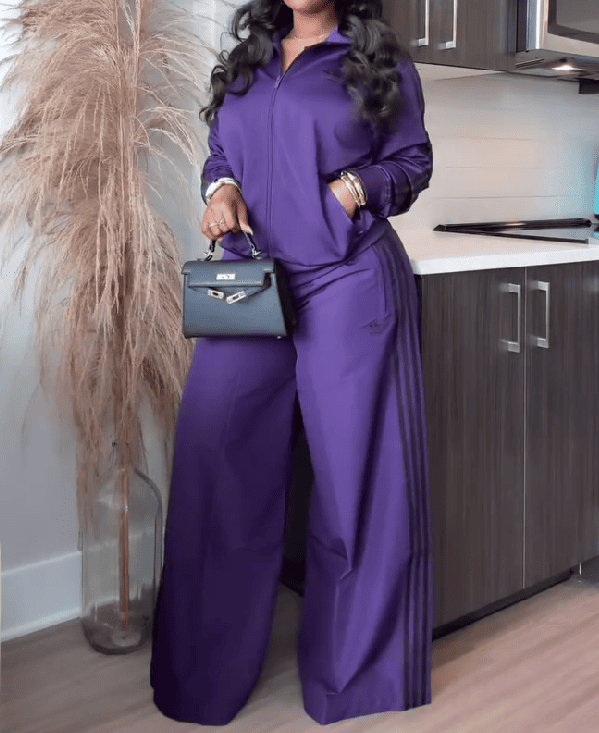 Classic Striped Tracksuit