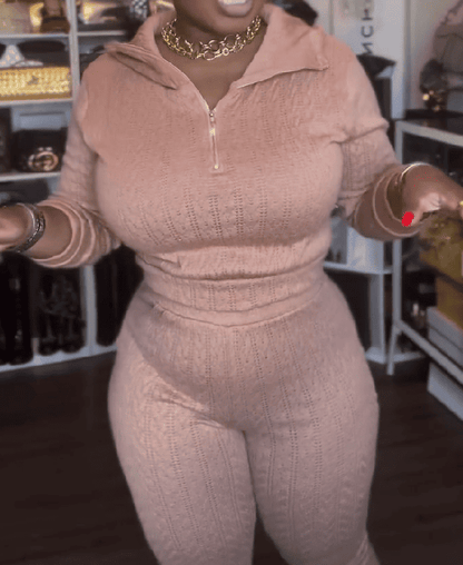 Cable Knit Casual Set