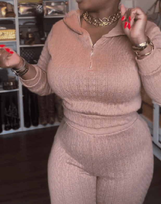 Cable Knit Casual Set