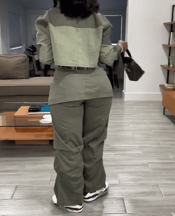 Relaxed Fit Colorblock 2pc Set