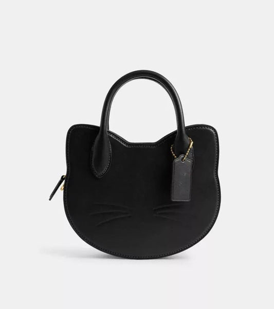 Halloween Cat Head Crossbody Bag