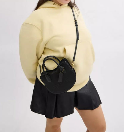 Halloween Cat Head Crossbody Bag