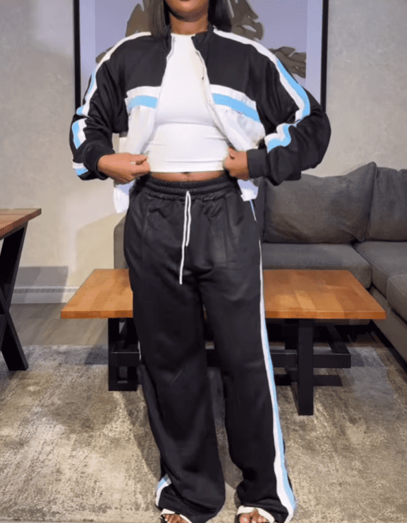 Fashion Colorblock 2pc Set