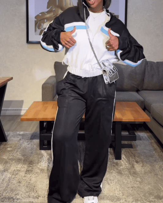 Fashion Colorblock 2pc Set