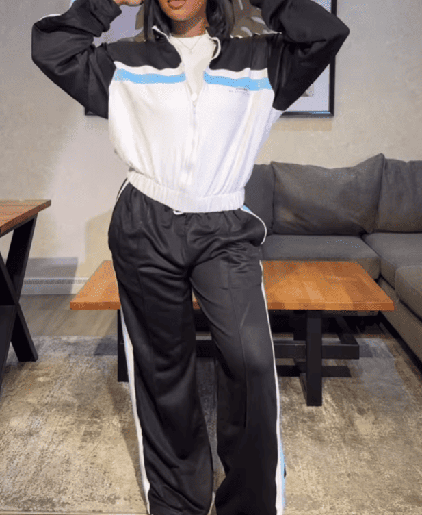 Fashion Colorblock 2pc Set