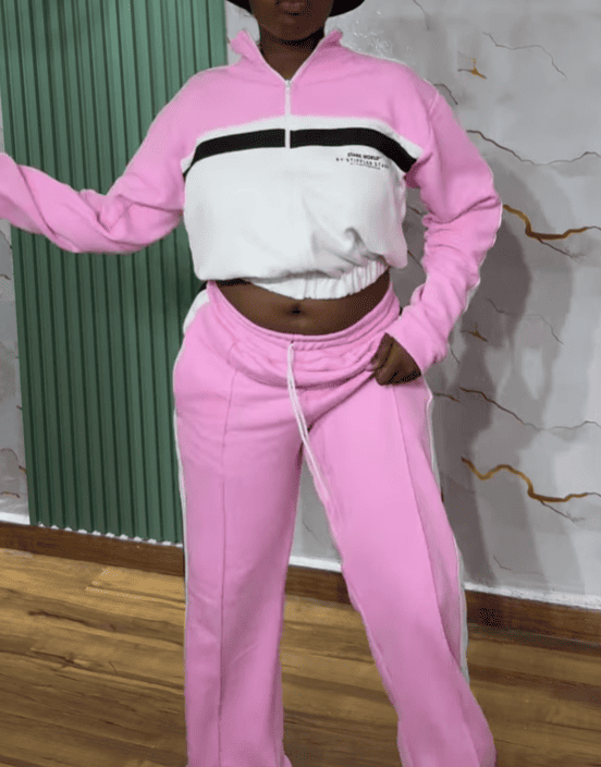 Fashion Colorblock 2pc Set