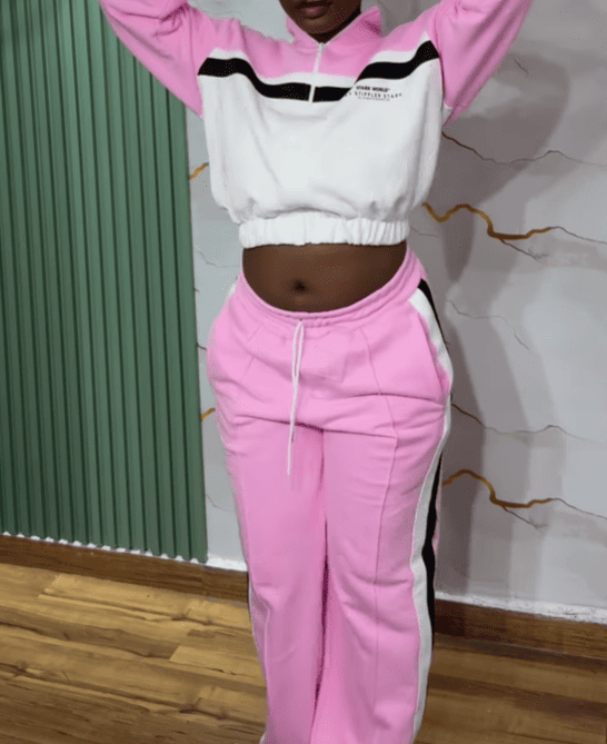 Fashion Colorblock 2pc Set