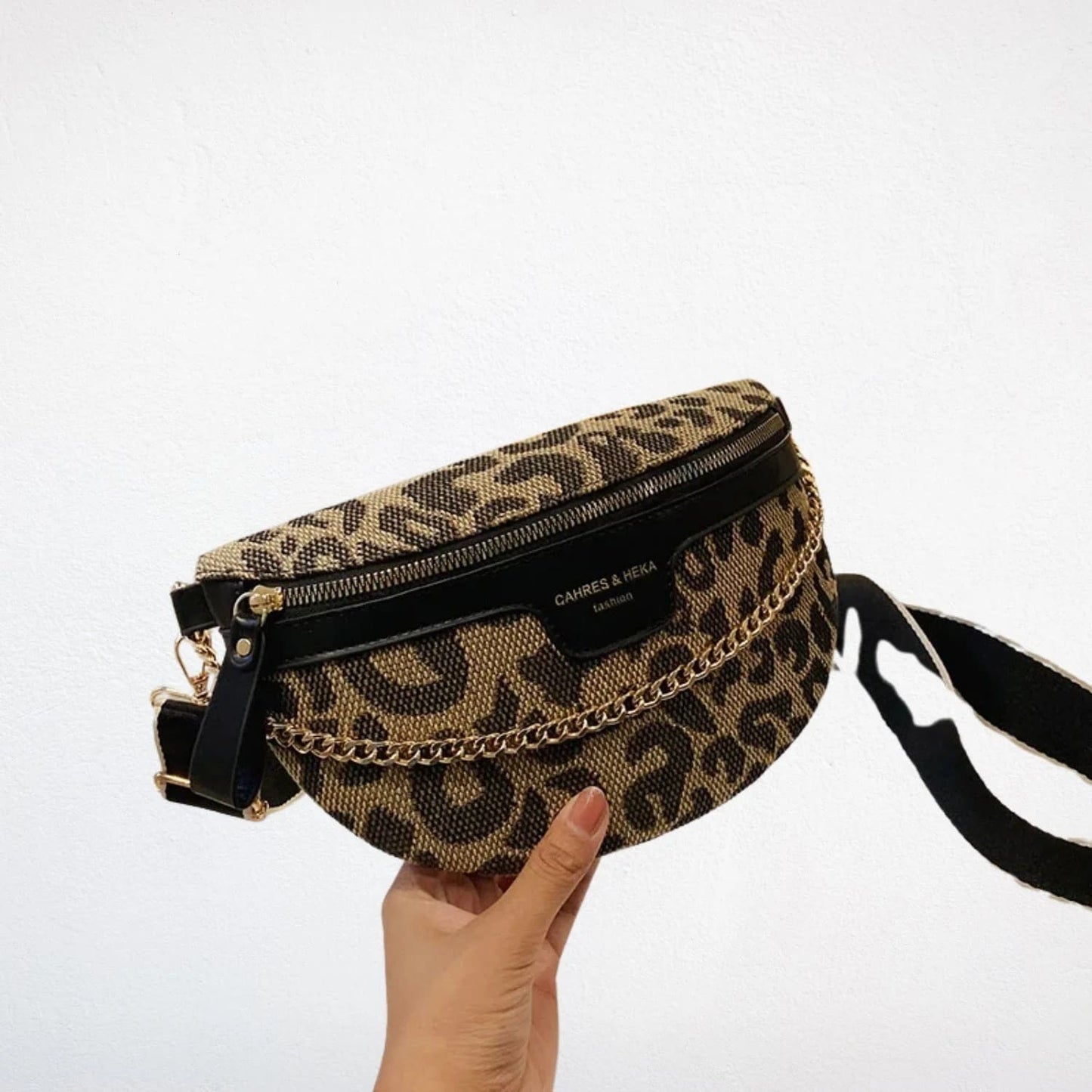 Leopard Print Fashionable Waist Bag