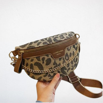 Leopard Print Fashionable Waist Bag