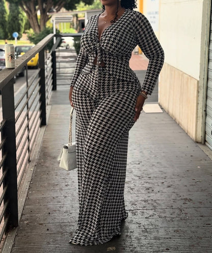 Houndstooth Print Set